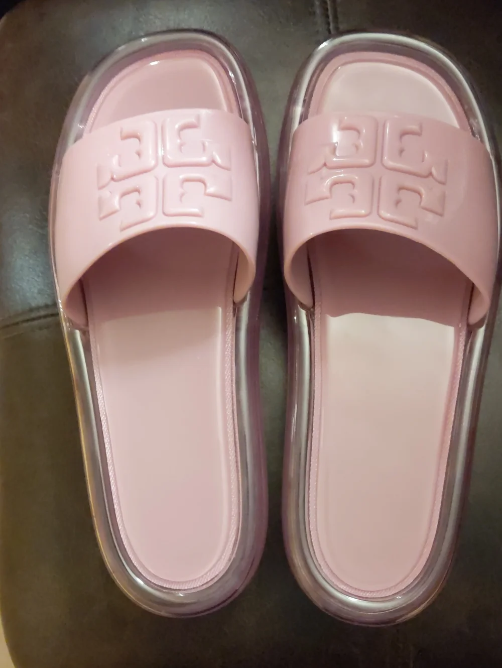 Tory Burch Lavender Bubble Jelly Slide Sandal Size 9